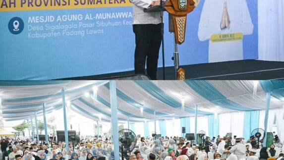 Dirut Perumda Tirtanadi Dampingi Gubsu Safari Ramadhan ke Palas dan Paluta, Sekaligus Kunker ke Tapsel dan Gunung Tua