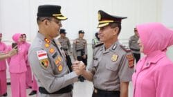 Kapolres Aceh Selatan Pimpin Upacara Laporan Kenaikan Pangkat Pengabdian Personel Polri