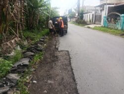 Tepati Janji, Pemkab DS Perbaiki Jalan Tanjung Balai yang Rusak untuk Kedua Kalinya
