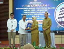 Wujudkan Tata Kelola Keuangan Transparan dan Akuntabel, Pemkab Langkat Serahkan LKPD 2025 ke BPK