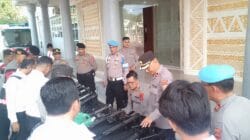 Kapolres Aceh Selatan Pimpin Langsung Pemeriksaan Senjata Api Dinas