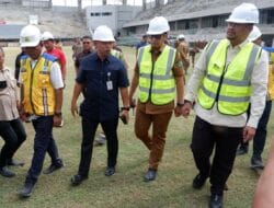 Gubsu dan Walikota Medan Tinjau Revitalisasi Stadion Teladan Medan