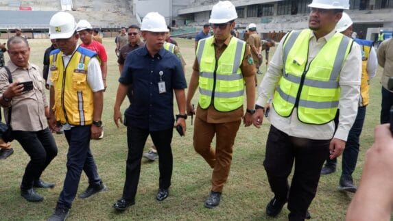 Gubsu dan Wali Kota Medan Tinjau Revitalisasi Stadion Teladan Medan