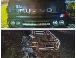 Truck Fuso Tabrak Becak tak Berlampu, Begini Ceritanya