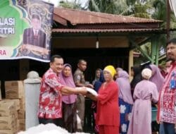 Pemkab Paluta Melalui Dinas Perindag Gelar Pasar Murah di Pasar Siunggam