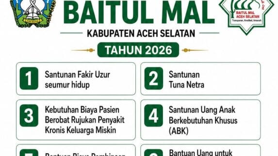 Baitul Mal Aceh Selatan Hadirkan 17 Program Selama 2026