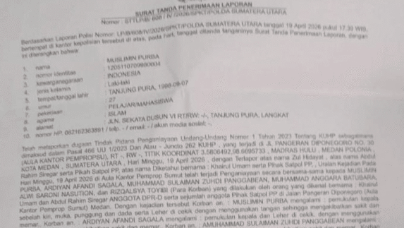 Buntut Halalbihalal KAMMI di Kantor Gubsu, Anggota DPRD Sumut Diadukan