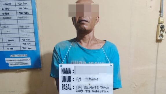 Pengedar Sabu di Desa Teluk Sentosa Labuhanbatu Diamankan