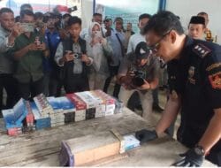 Bea Cukai Langsa Lakukan Pemusnahan Rokok Ilegal Senilai Rp1, 29 Miliar