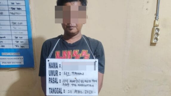 Polisi Ringkus Pengedar Sabu di Desa Meranti Paham Labuhanbatu