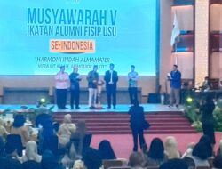 Dikki Anugerah Terpilih Ketua IKA FISIP USU di Musyawarah ke-V