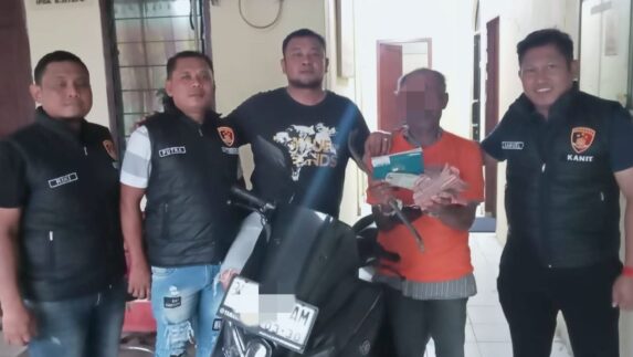 Curi Uang Rp110 Juta di Langkat, Pria Paruh Baya Ditangkap Polisi