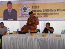 Reses DPRD Kota Binjai, Politisi Golkar Fokus Isu Kesehatan, Upah Minimum, Penerangan dan Banjir