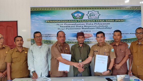 Baitul Mal–Disdukcapil Aceh Selatan Luncurkan SIM-MAS TERPADU, Layanan Mustahiq Kini Satu Atap