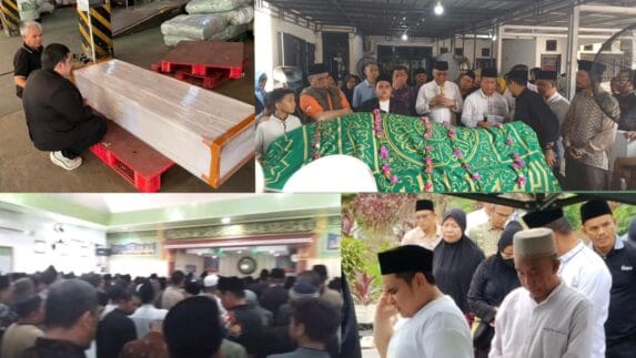 Suasana Haru Menyelimuti Kediaman Almarhum Zulmansyah Sekedang di Pekanbaru