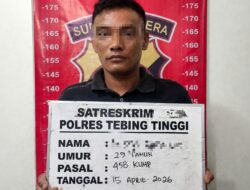 Kurang dari 24 Jam, Polisi Tangkap Pelaku Pembunuhan Wanita di Tebingtinggi