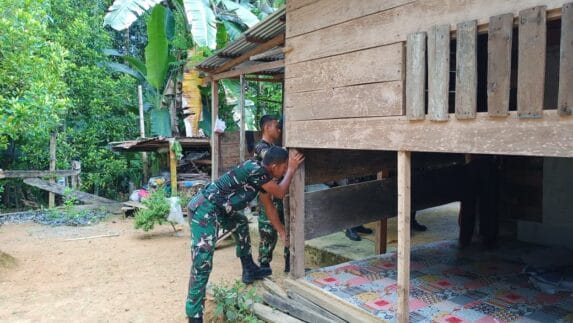 Satgas TMMD Kodim Abdya Rehab RTLH di Gunong Cut