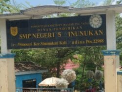 Disorot Soal Dana BOS, Kepala SMPN 5 Sinunukan Bungkam