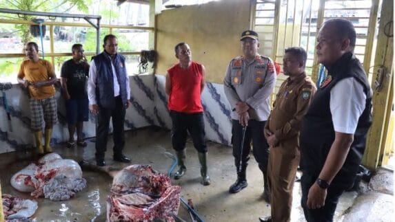 Pastikan Keamanan dan Mutu Pangan, Satgas Cek Pasar Daging di Abdya