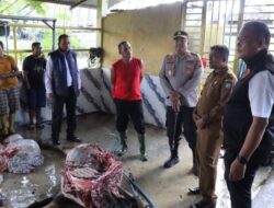 Pastikan Keamanan dan Mutu Pangan, Satgas Cek Pasar Daging di Abdya