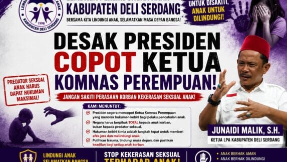 LPA Deliserdang Desak Presiden Copot Ketua  Komnas Perempuan