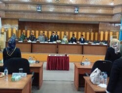 Rapat Paripurna DPRK Aceh Selatan, Enam Fraksi Setujui LKPJ Bupati