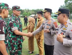 Pangdam I/BB Mayjend TNI Hendy Antariksa Kunker ke Wilkum Polres Labuhanbatu