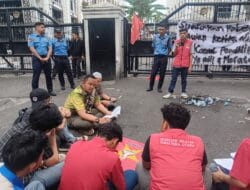 Fajri Akbar Terima Demo Mahasiswa di DPRD Sumut