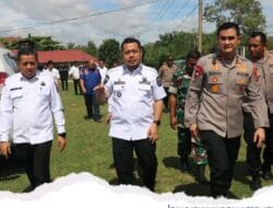 Bupati Paluta Sambut Wakapolda Sumut Dalam Rangka Kunker dan Peninjauan Mako Polres Yang akan Difungsikan