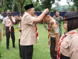 Bupati Syah Afandin Buka Jambore Cabang Langkat 2026, Pramuka Pemersatu Bangsa