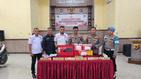 Dukung Program Asta Cita Presiden, Polres Langsa Berhasil Ungkap Kasus 3 Kg Sabu