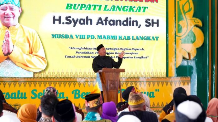 Syah Afandin Buka Musda VIII MABMI Langkat, Komitmen Jaga Marwah Budaya Melayu