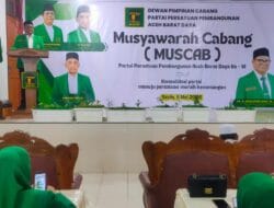 DPW PPP Aceh Buka Muscab VI di Abdya, Imbau Kader Dukung Pemerintahan Safaruddin-Akli