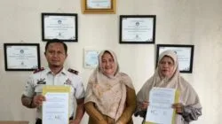 Berkunjung ke Disdikbud Abdya, Lapas Blangpidie Teken PKS dengan PKBM Mawar Dini