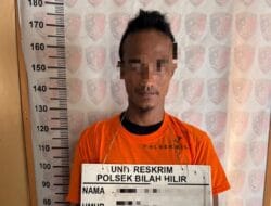 Polsek Bilah Hilir Amankan Pelaku Narkoba Saat Mengendarai Sepedamotor