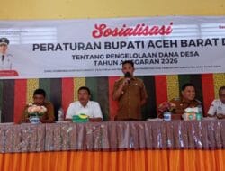 Cegah Penyimpangan Pengelolaan Dana Desa, DPMP4 Abdya Sosialisasikan Perbup