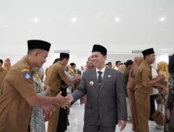 Bupati Palas Lantik 27 Kepalah Sekolah TK, SD dan SMP