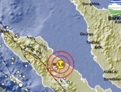 Gempa Bumi Tektonik M3.0 Dirasakan di Kota Medan