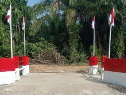 Satgas TNI AD Rampungkan Jembatan Aramco di Desa Kapa Seusak, Warga Trumon Timur Sambut Haru