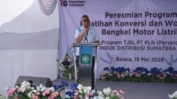 Dukung Ekosistem Kendaraan Listrik, PLN UID Sumut Resmikan Pelatihan Konversi dan Workshop Bengkel Motor Listrik