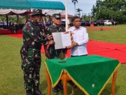 TMMD ke-128 di Abdya Resmi Ditutup, Dandim: Minta Warga Jaga Bersama Fasilitas Yang Dibangun
