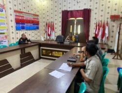 Kabag Ops Pimpin Anev Minggu Terakhir Operasi Antik Toba 2026 di Aula Coment Center Polres Palas