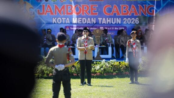 Buka Jambore Cabang Kota Medan 2026, Rico Waas Tekankan Pembentukan Karakter dan Disiplin Generasi Muda Menuju Indonesia Emas 2045