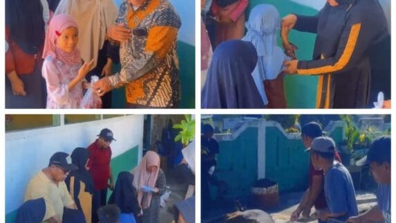 Syiarkan Semangat Berkurban, MIN 14 Abdya Sembelih 1 Ekor Sapi, Kepsek Ida Setia: Ini Agenda Tahunan