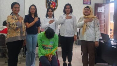 Lagi, Ayah Kandung Diduga Cabuli Anak Ditahan Polisi di Kabanjahe