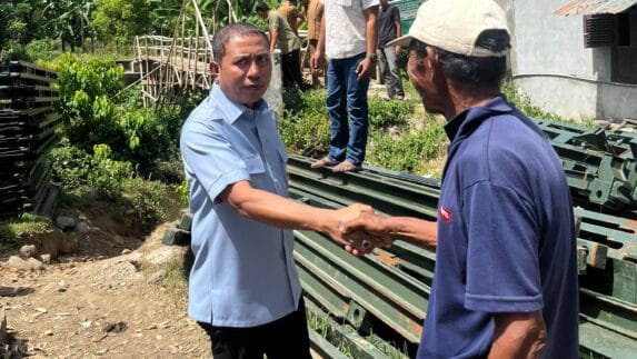 Anggota DPRA Irpannusir Apresiasi Hibah Jembatan Bailey dari TNI di Kampung Pisang