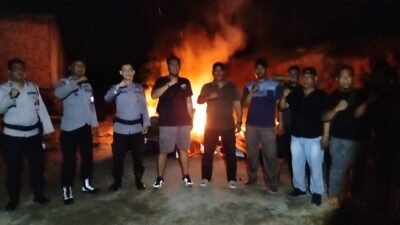Polsek Kualuh Hulu dan Satres Narkoba Polres Labuhanbatu Lakukan GSN di Labura