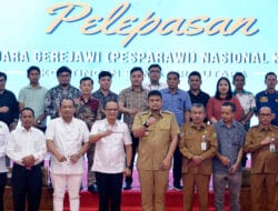 Lepas Kontingen Pesparawi Nasional, Bobby Nasution Targetkan Sumut Pertahankan Gelar Juara Umum
