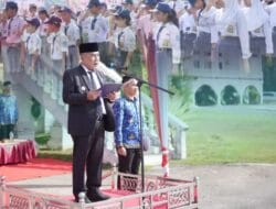 Wabup Labusel Pimpin Upacara Hari Lahir Pancasila di Halaman Kantor Bupati Labuhanbatu Selatan