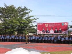 Pemkab Paluta Gelar Upacara Peringatan Hari Lahir Pancasila di Halaman Kantor Bupati